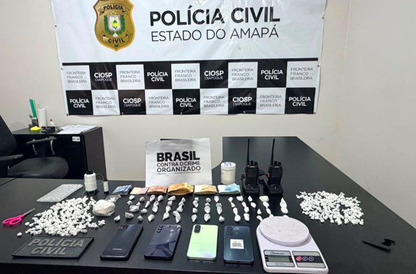  Cinco pessoas são presas em operação contra o tráfico em Oiapoque, no AP