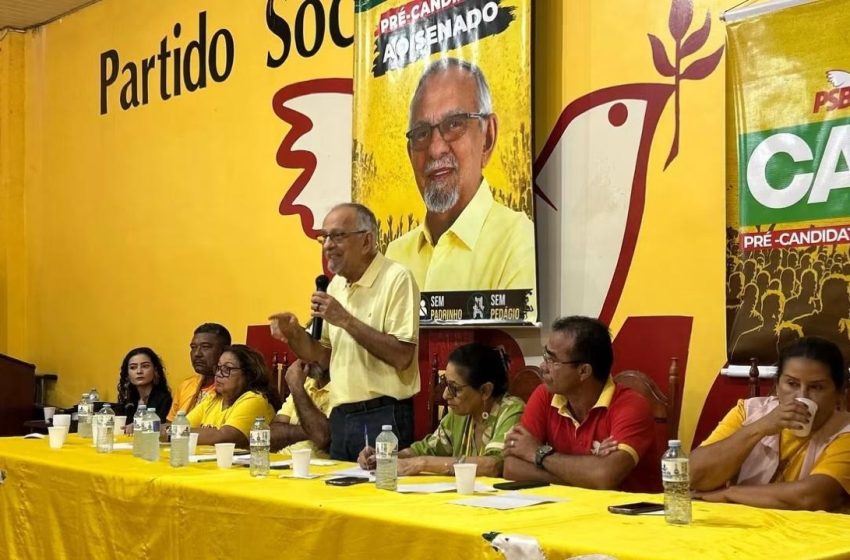 PSB lança João Alberto Cabiperibe como candidato ao Senado pelo Amapá