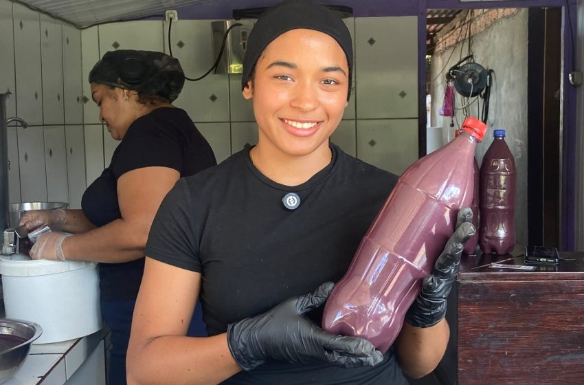  'Empreender aqui é ótimo', diz amapaense que vende açaí em Saint-Georges, na Guiana Francesa