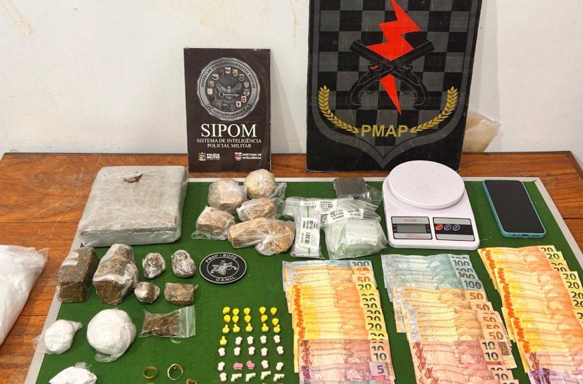  Polícia prende cinco suspeitos de tráfico de drogas em três bairros de Macapá