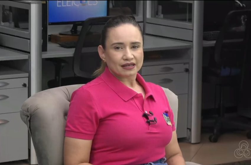  Candidata ao Senado no AP, Alliny Serrão defende fim da violência contra as mulheres: ‘leis severas’