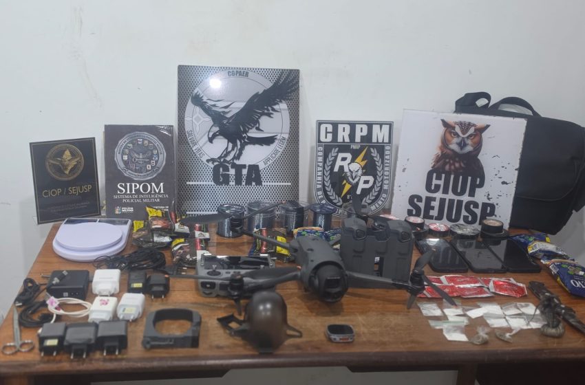  Após fuga pela mata, suspeito é preso por arremessar drogas em drone para presídio no AP