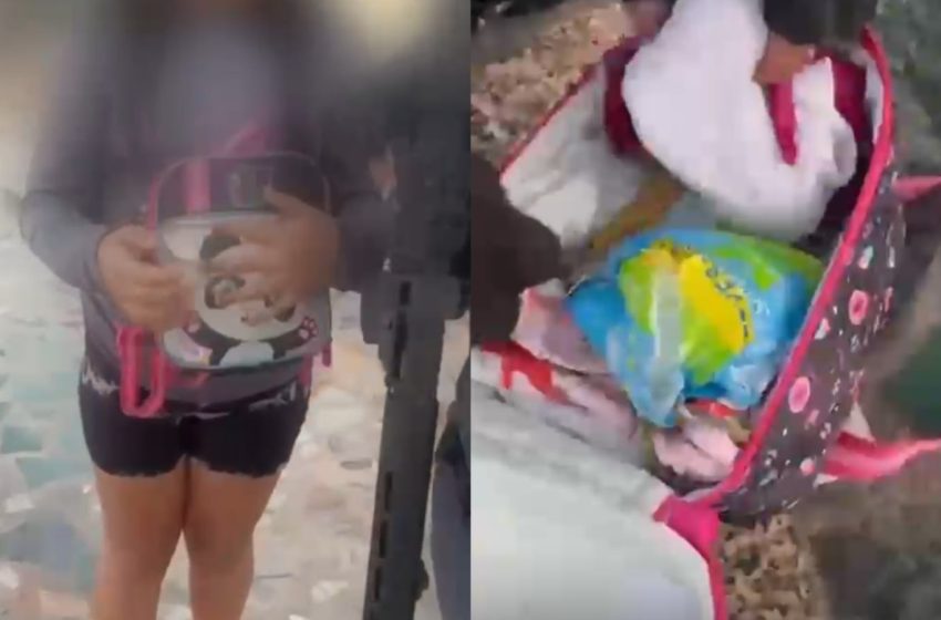  VÍDEO: mulher é presa ao levar drogas na mochila da filha de 8 anos no Amapá